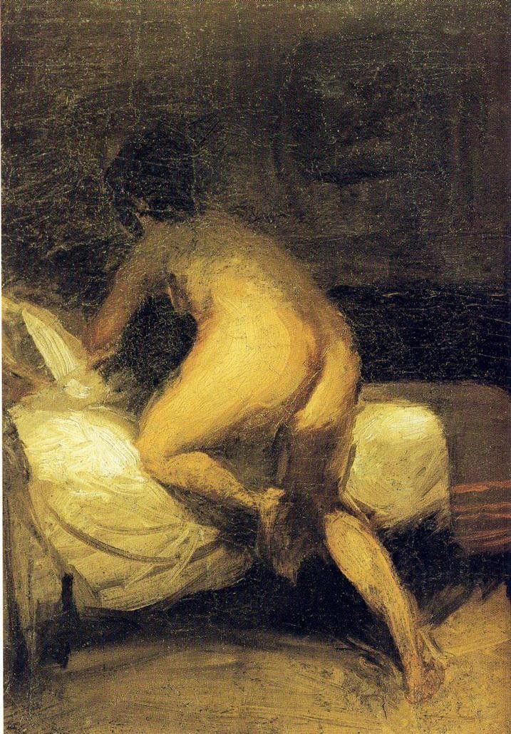 Edward Hopper Nude Crawling Into Bed